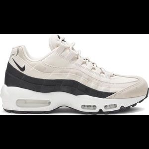Nike Air Max 95 Premium Women's Shoe in Ivory and Black